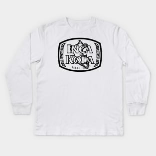 Peru - Inca Kola (Black) _009 Kids Long Sleeve T-Shirt
